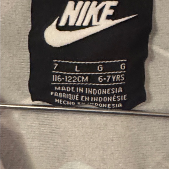 Nike Black Jacket with Colorful Swoosh Pattern - Picture 3 of 4